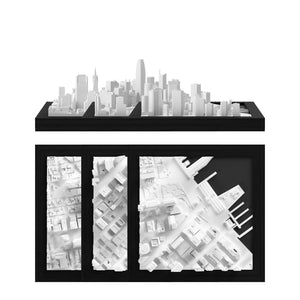 San Francisco Trio: San Francisco - Transamerica Pyramid, San Francisco - Downtown, San Francisco - Ferry Terminal CUBE 3D city models - CITYFRAMES