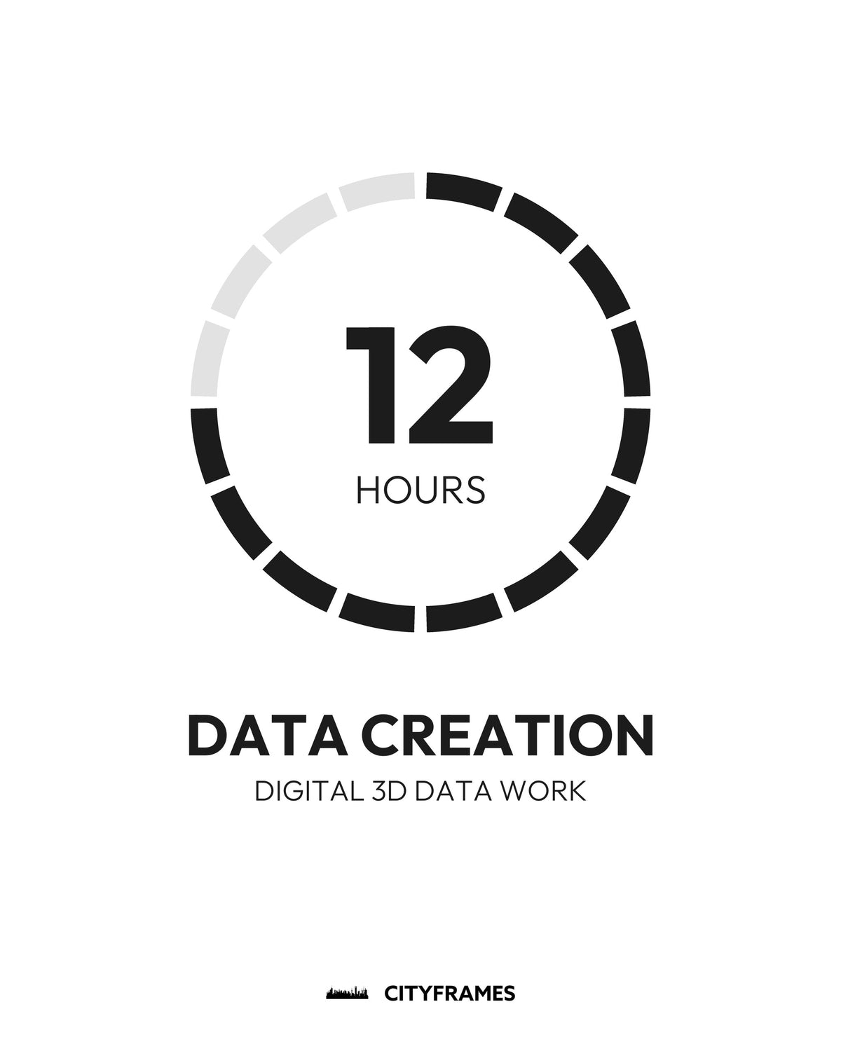 Digitale 3D-Datenbearbeitung: Datenerstellung, 12 Stunden - CITYFRAMES