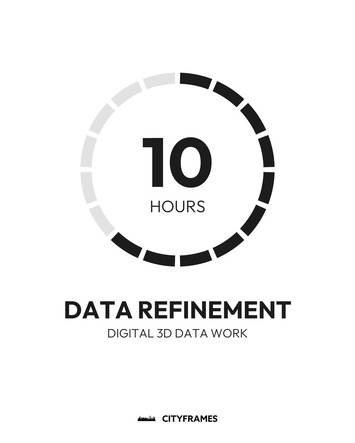 Digitale 3D-Datenbearbeitung: Datenverfeinerung, 10 Stunden - CITYFRAMES