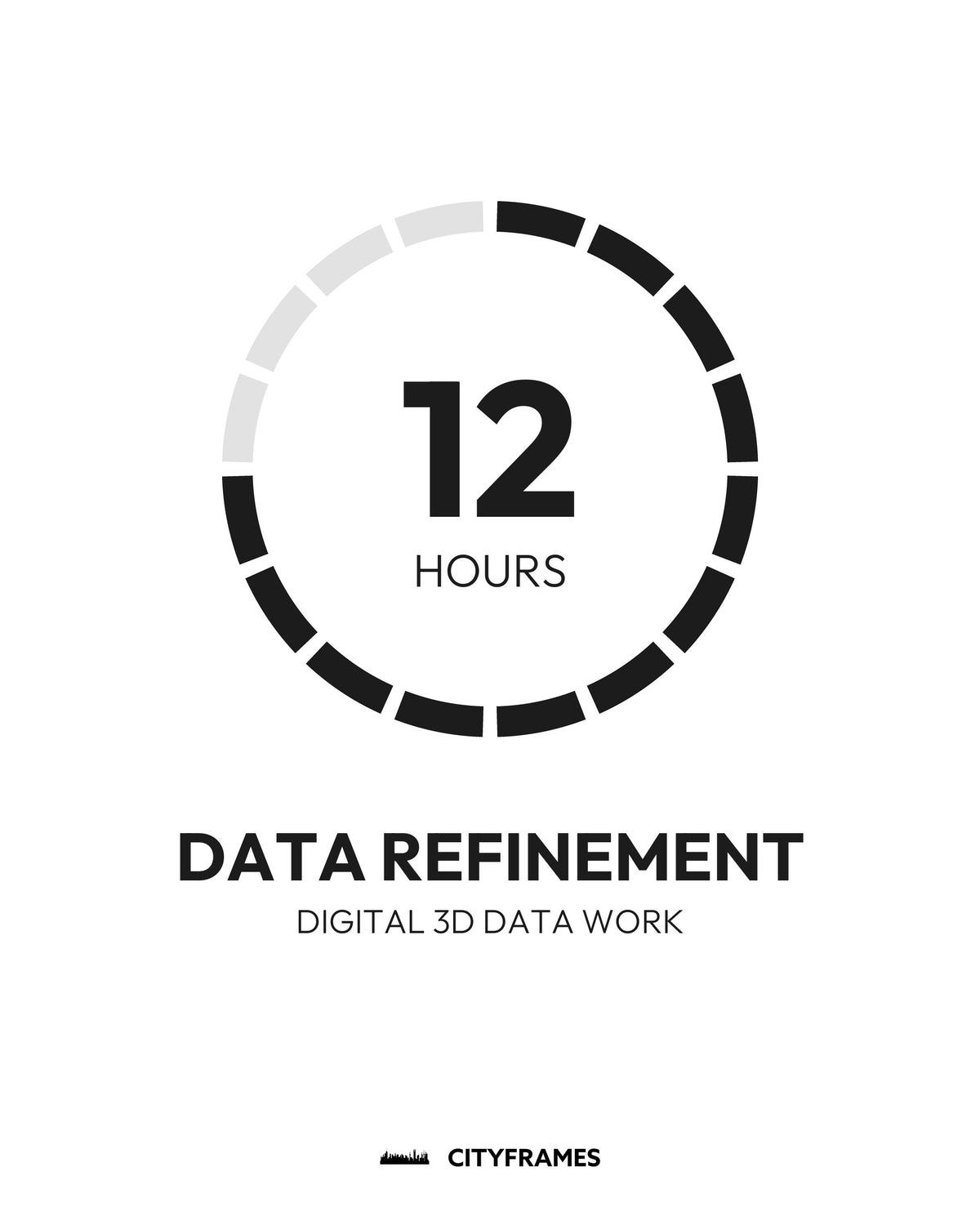 Digitale 3D-Datenbearbeitung: Datenverfeinerung, 12 Stunden - CITYFRAMES