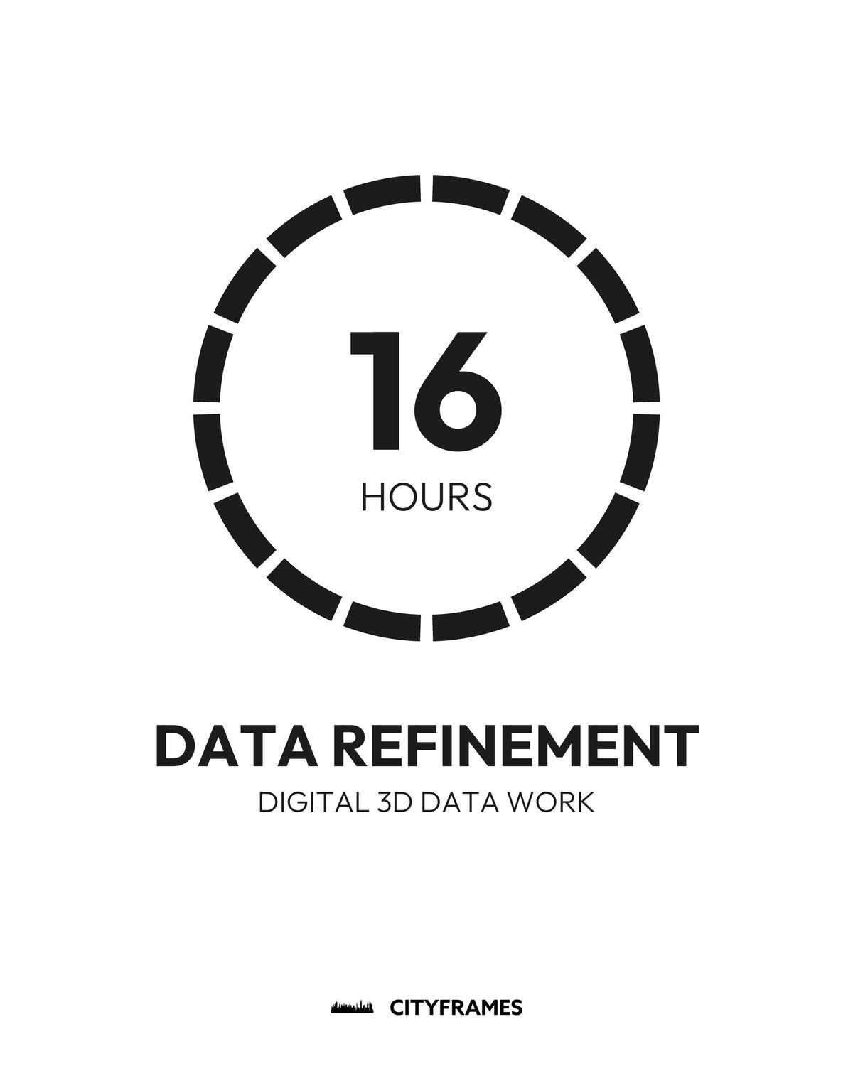 Digitale 3D-Datenbearbeitung: Datenverfeinerung, 16 Stunden - CITYFRAMES
