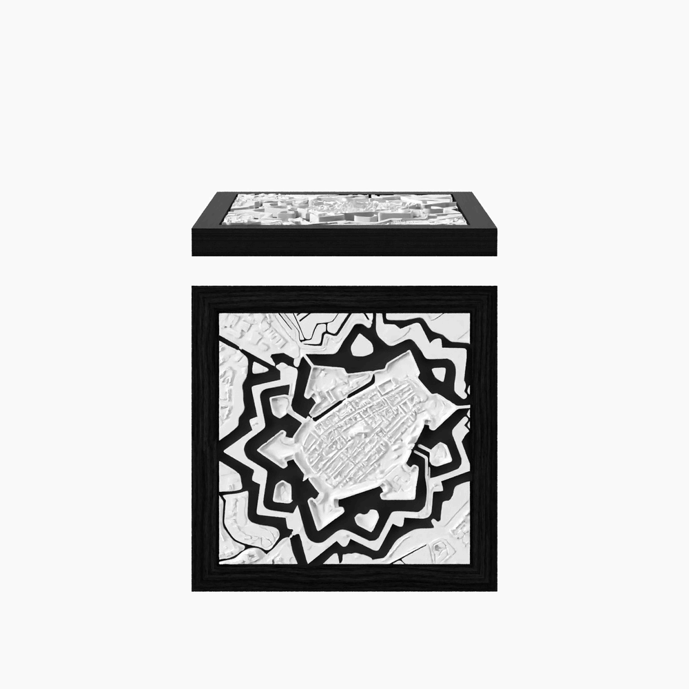 CUBE di luoghi personalizzati scelti dai nostri clienti: Naarden, Reine, Toledo, La Valletta, Cartagena, Český Krumlov, Stone Town, Saint-Malo, Queenstown, Bath, Halifax, Heidelberg